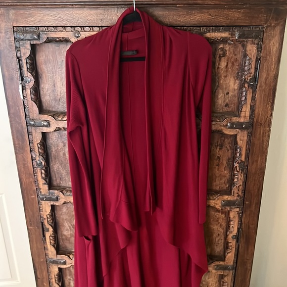 Donna Karen Collection asymmetrical Cardigan. - Picture 4 of 8